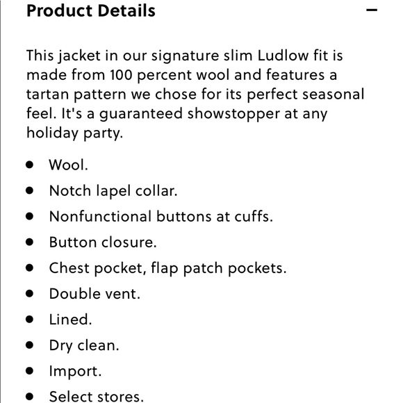 NEW • J. Crew • Ludlow Tartan Plaid Blazer Green - Picture 3 of 6